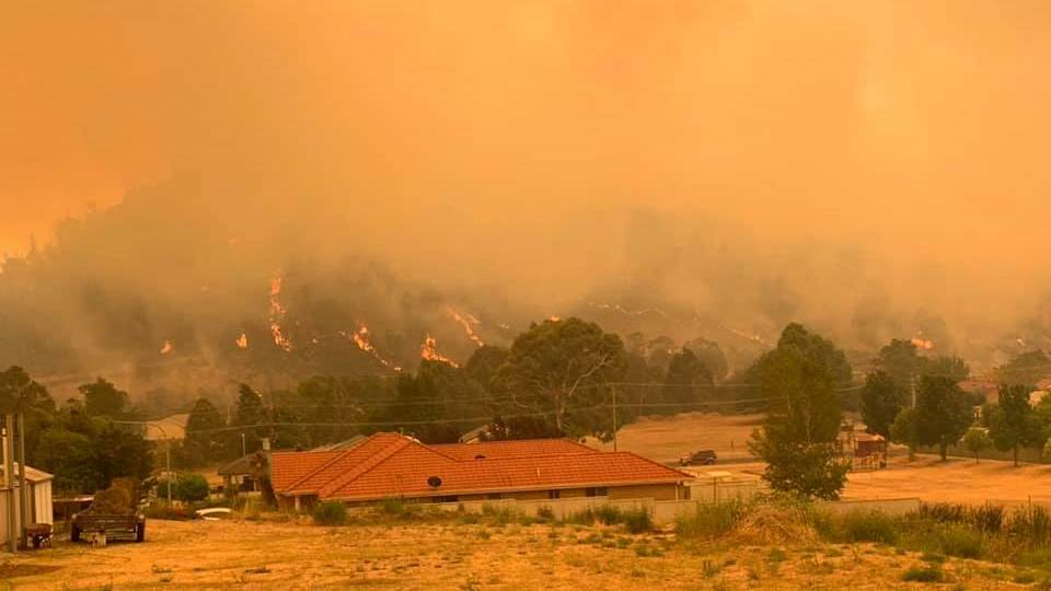 TRAUMATIC TIMES: A community meeting was held following the Gospers Mountain fire which hit town, days before Christmas. Picture: ALANNA TOMAZIN.