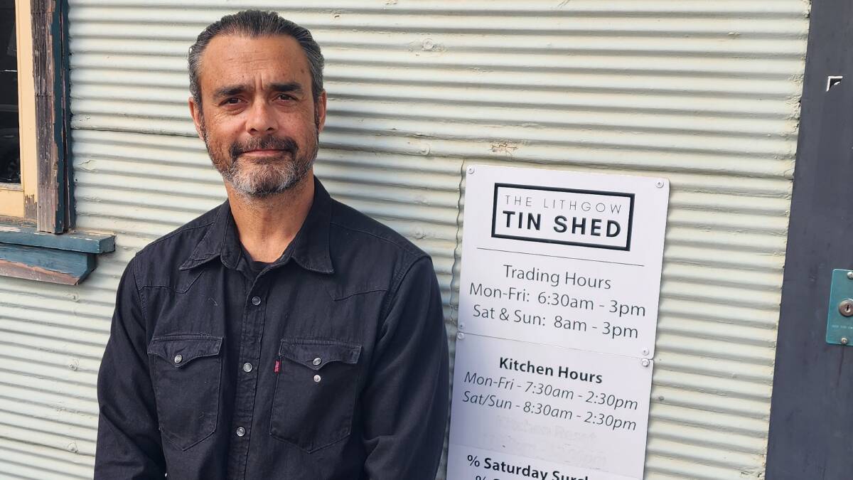 Wade Jackson outside of the Tin Shed, which is one of many venues hosting Beatlesfest events throughout the LGA. Picture by Reidun Berntsen. 