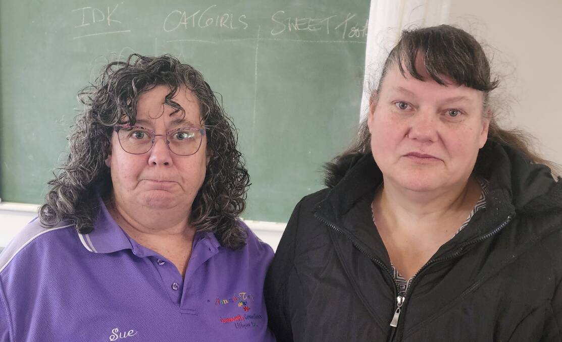 Sue Murdoch and Esther Brady experessed their concerns over the potential rate rise. Picture by Reidun Berntsen. 