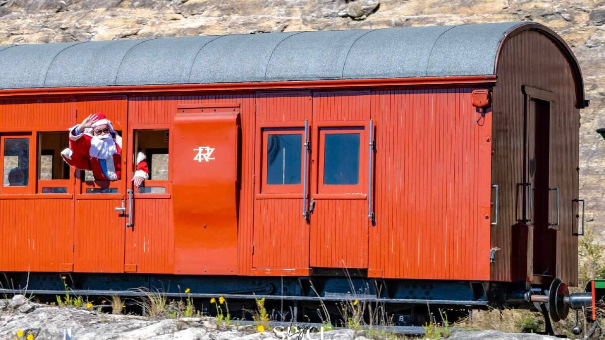 Visitors will have their chance to ride the train with Santa. Picture supplied. 