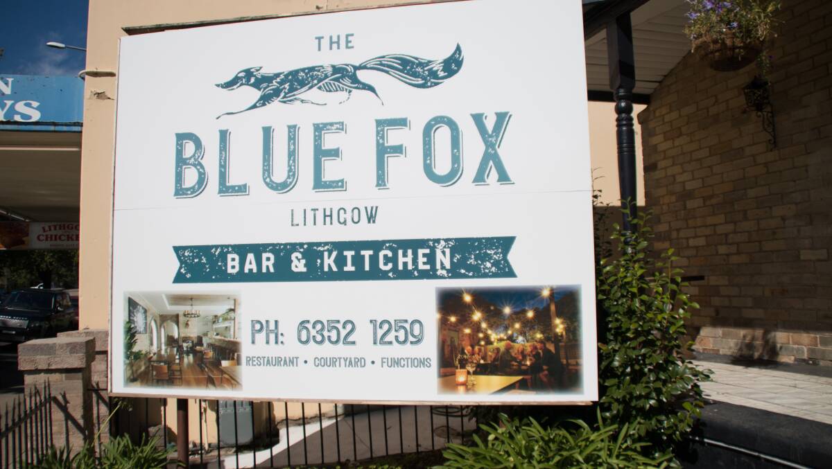 the blue fox bar kitchen